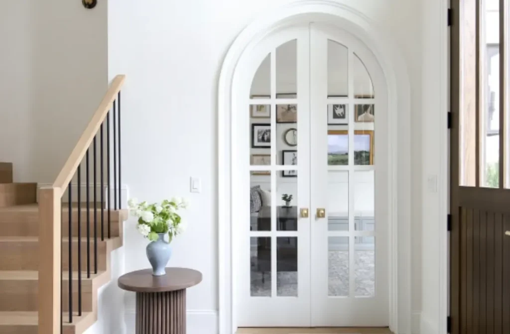 arched french door