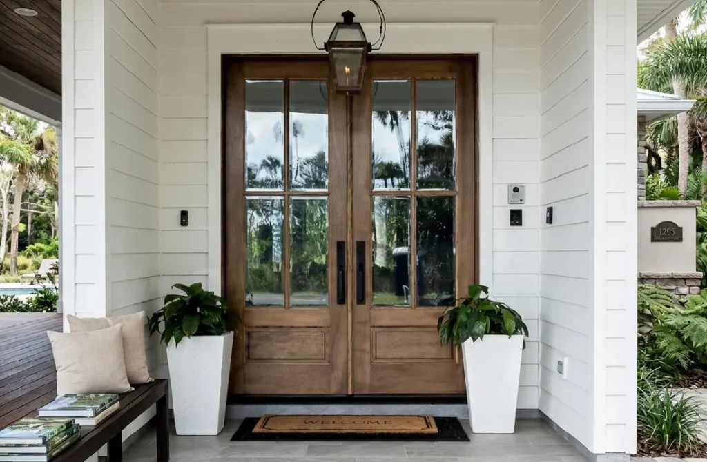 farmhoues french doors